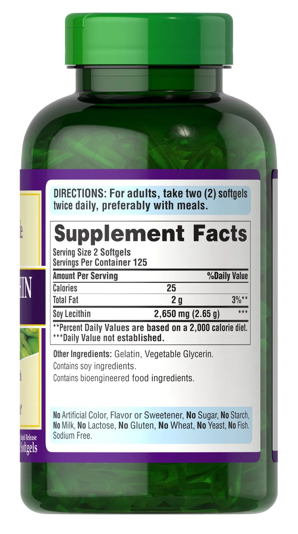 大豆卵磷脂 1325 毫克 - 4