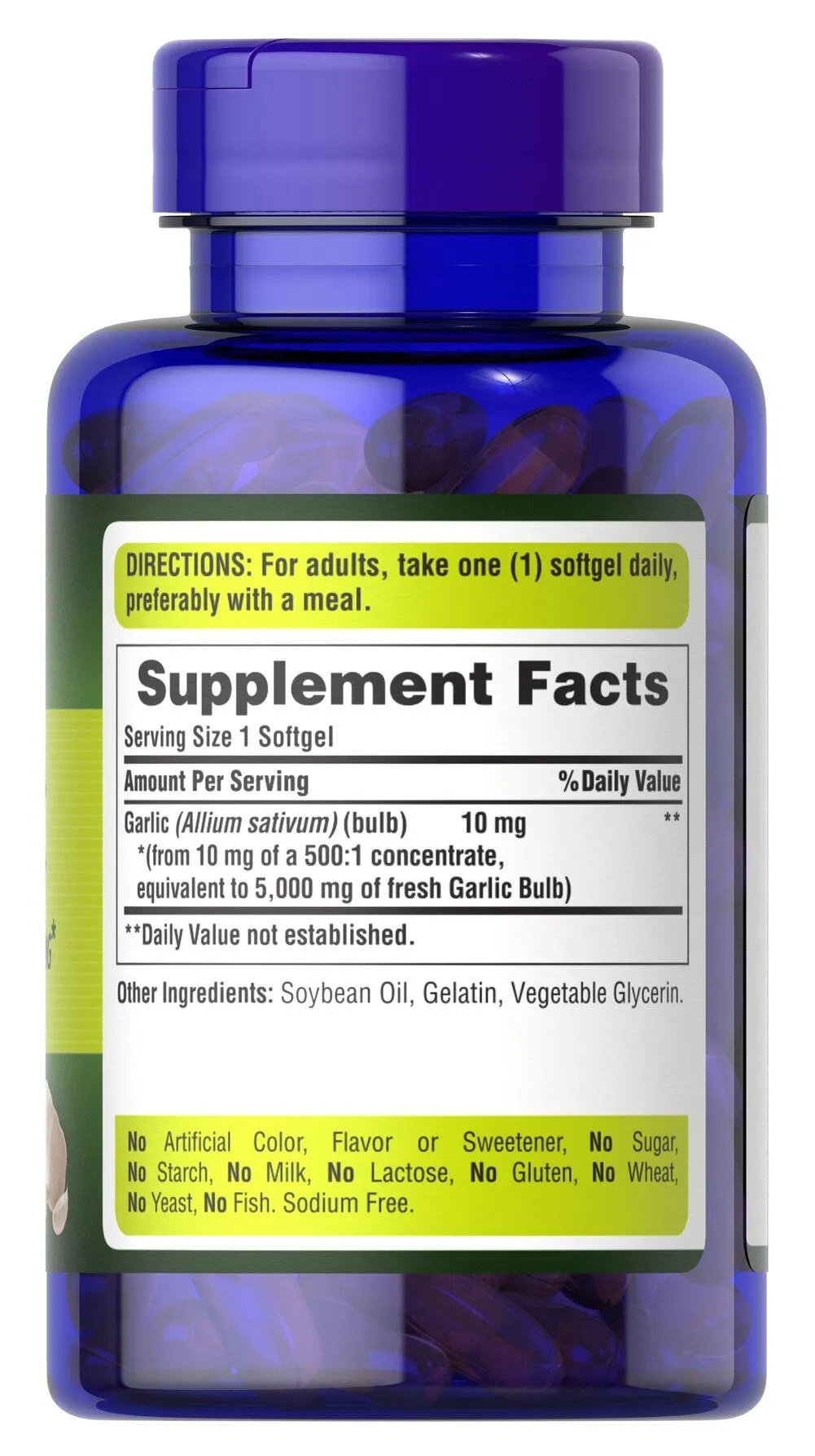 Garlic Oil 5000 mg 大蒜油 5000 毫克 - 3