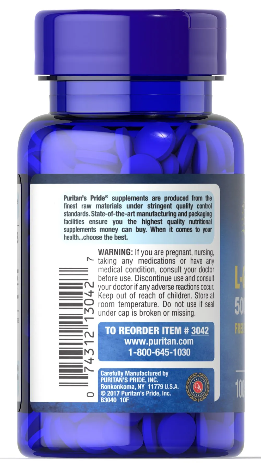 L-Glutamine 500 mg - 4