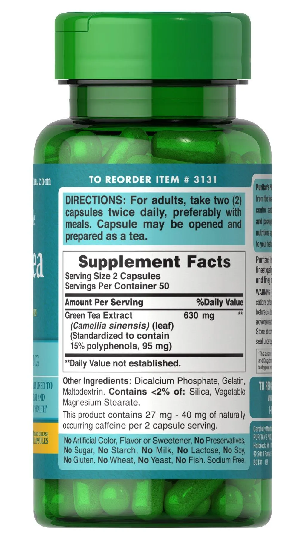 Green Tea 315 – 綠茶濃縮配方 × 抗氧代謝 × 支援代謝與肝功能 - 4