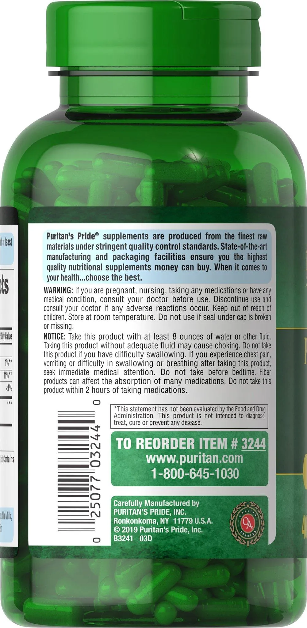  Psyllium Husks 車前子殼 500 mg - 4