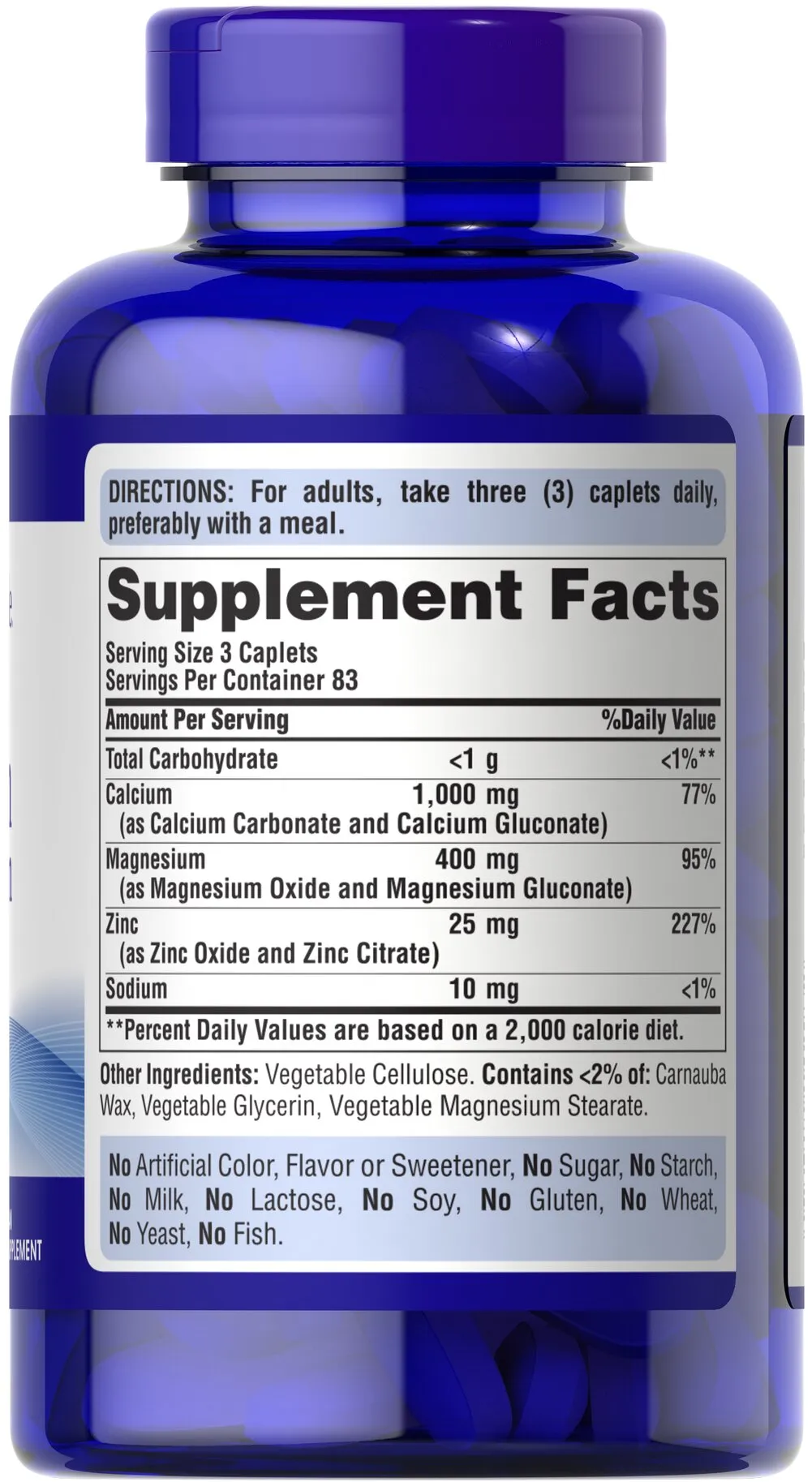 高質量 螯合鈣鎂鋅 補充劑 - 4