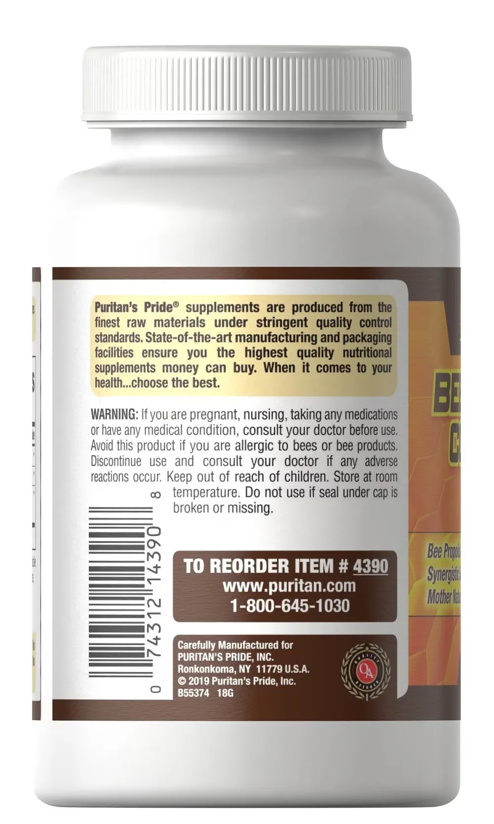 蜂蜜花粉複合物 1000 毫克 - 3