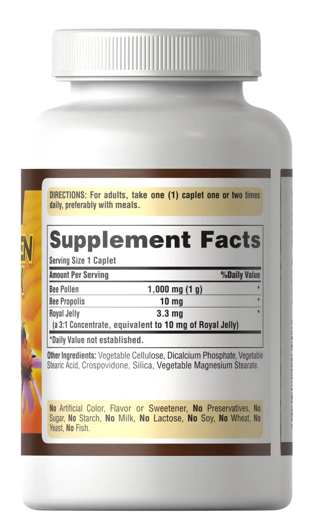 蜂蜜花粉複合物 1000 毫克 - 4