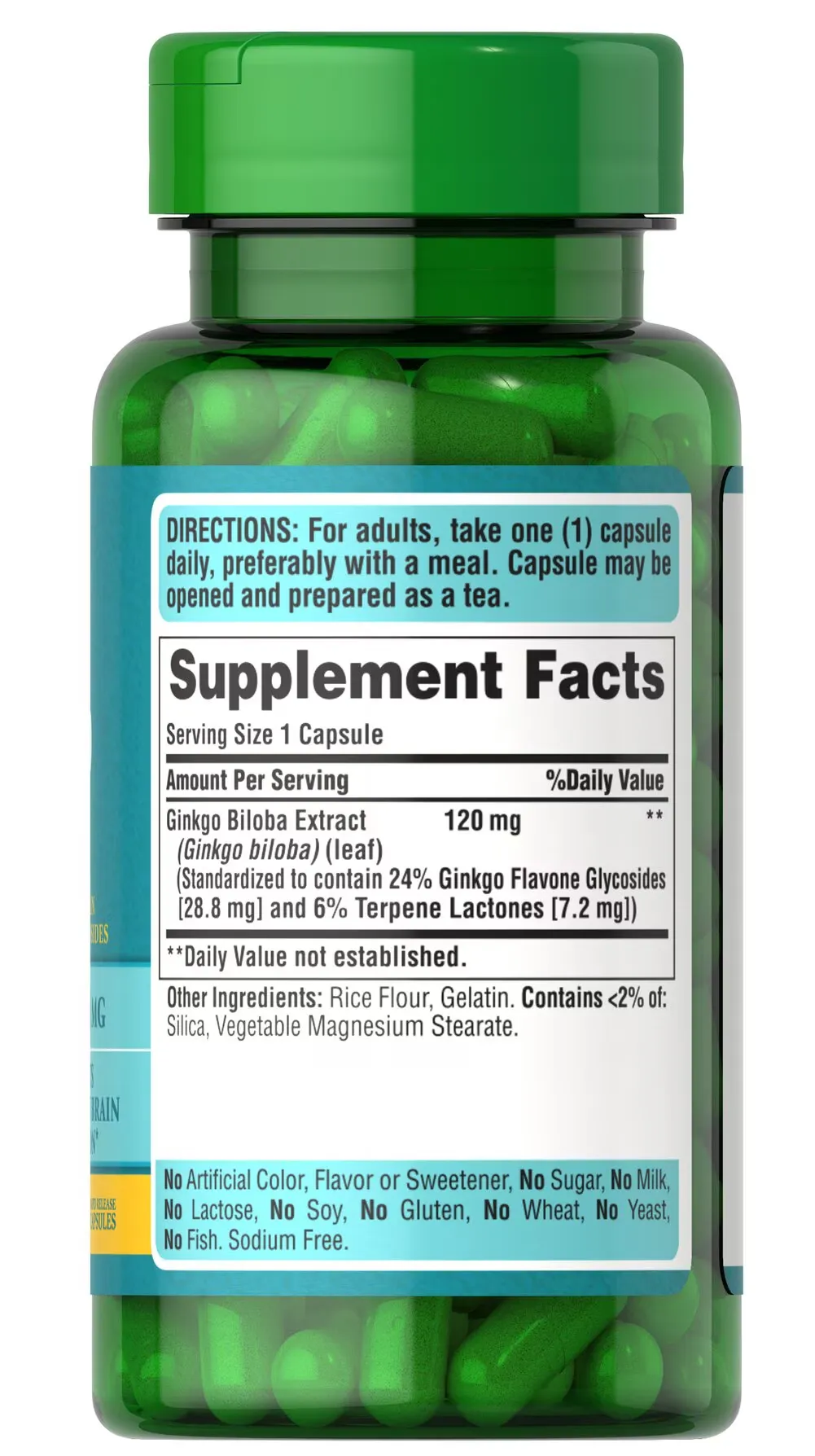 銀杏葉萃取 120 MG （100 膠囊） - 3