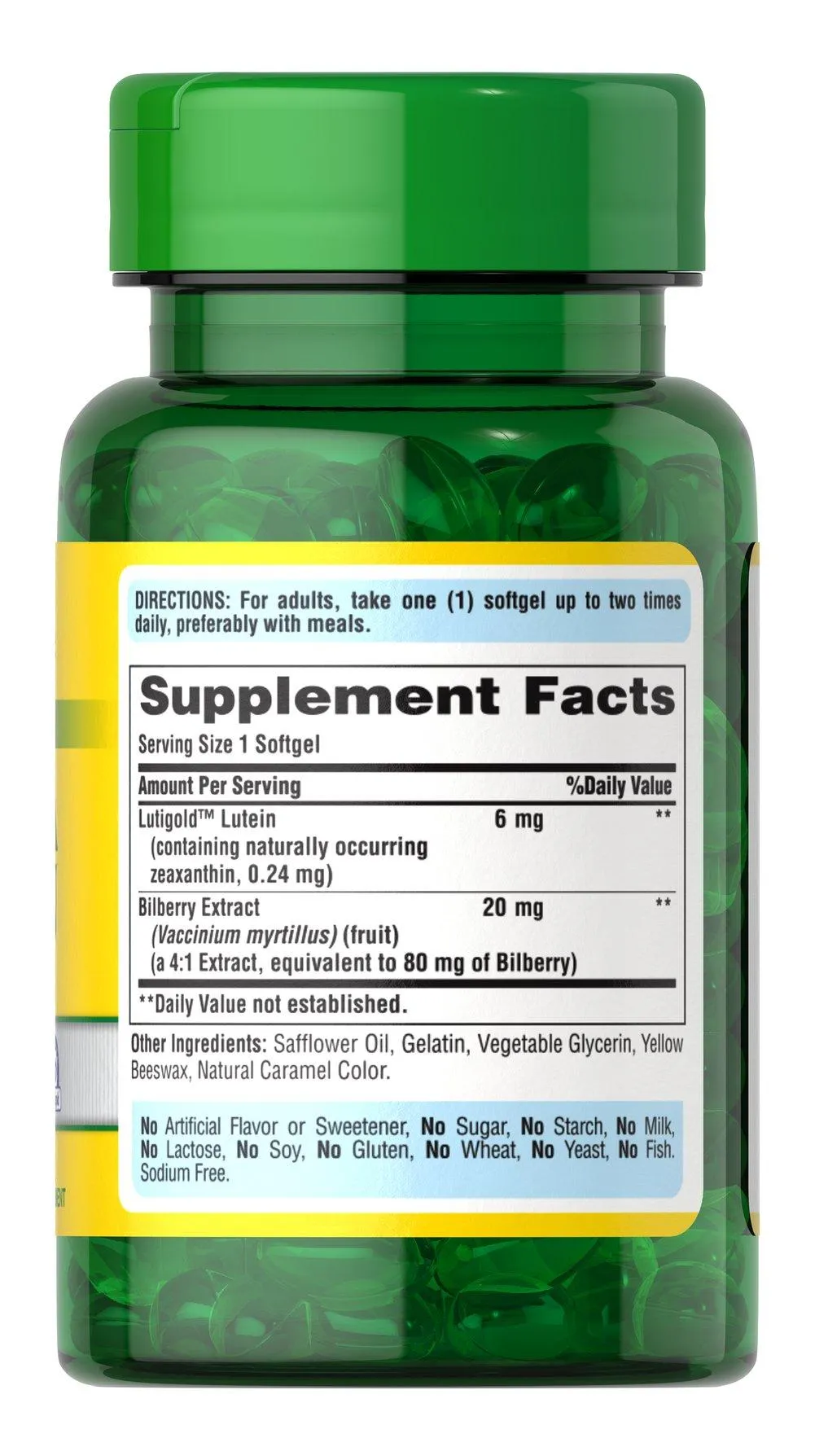 Herbavision葉黃素和山桑子配方（60 膠囊） - 4