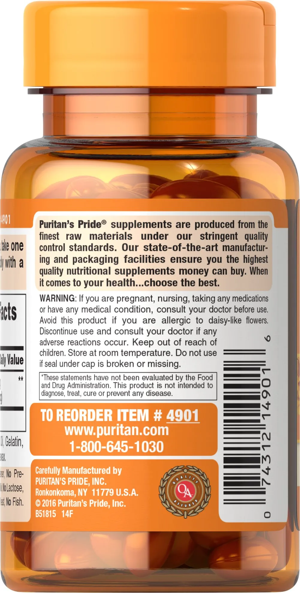 游離型葉黃素20毫克60顆裝 - 4