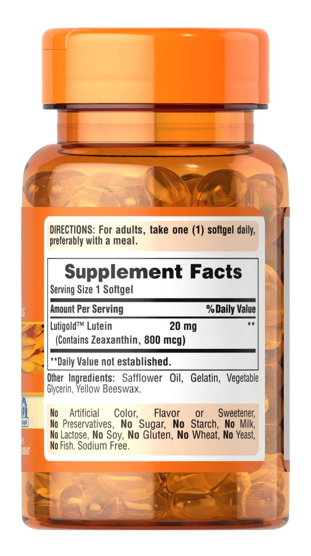 游離型葉黃素20毫克120顆裝 - 4