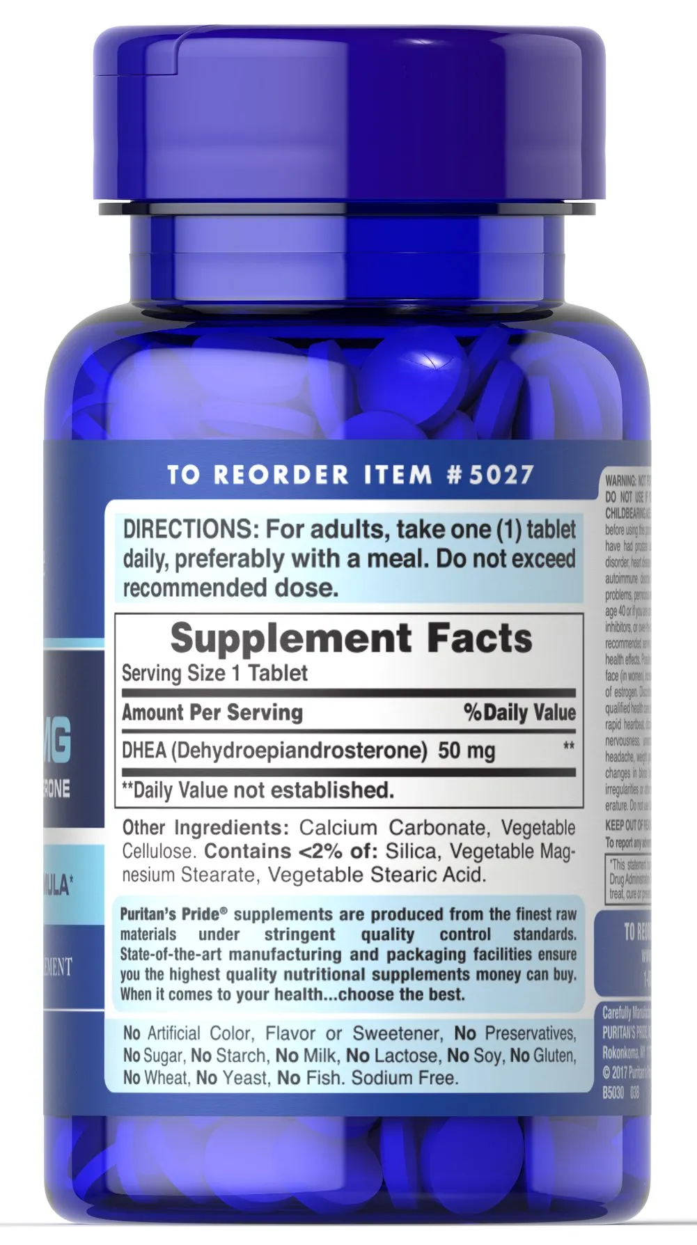 DHEA 50 – 天然荷爾蒙平衡，提升活力與抗老化（100錠） - 4