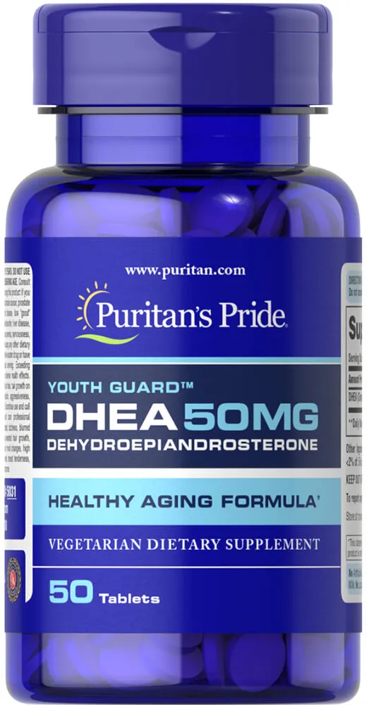 DHEA 50 – 天然荷爾蒙平衡，提升活力與抗老化 （50錠） - 2
