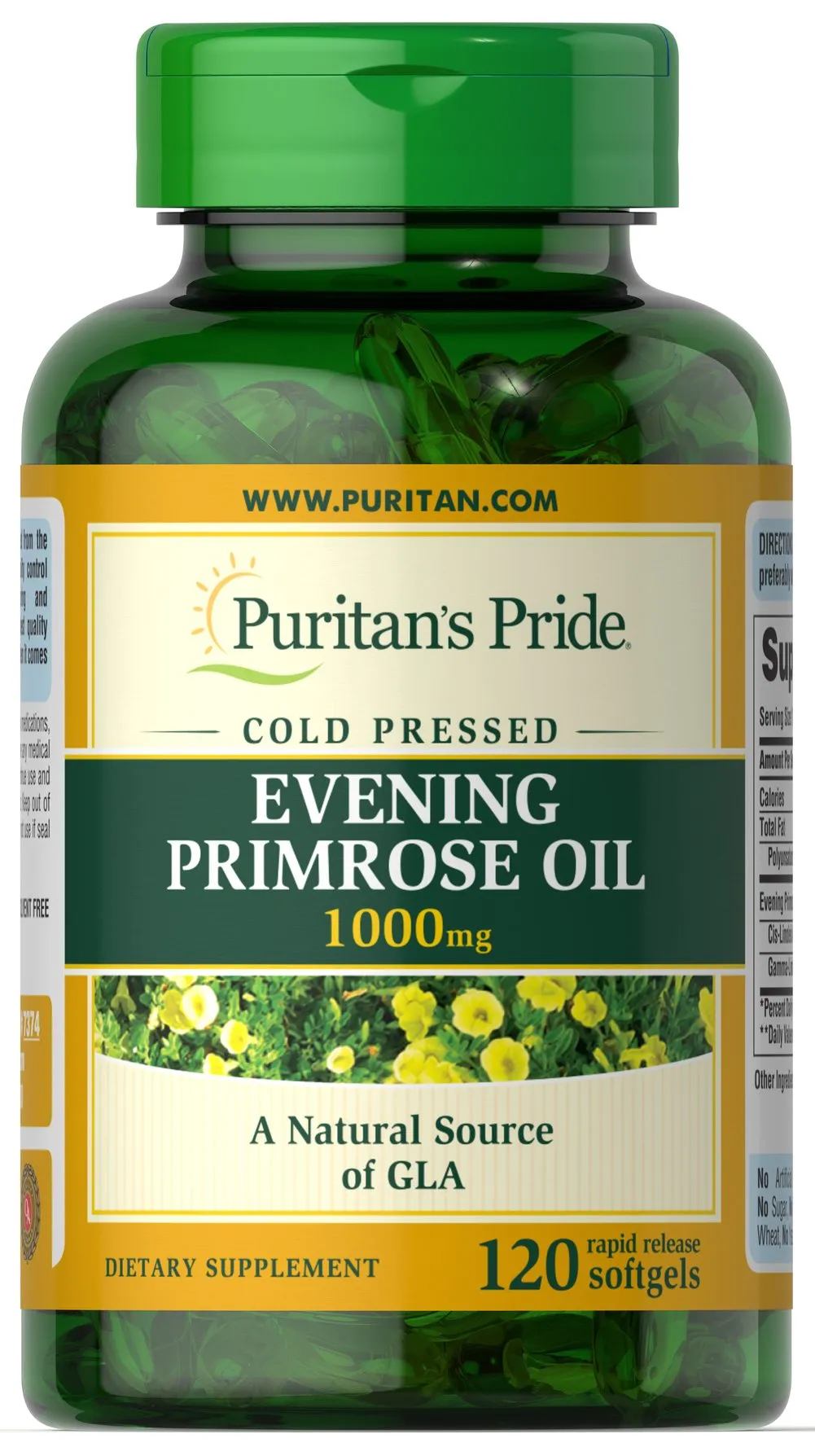 Evening Primrose Oil GLA 1000 MG 月見草油 - 2