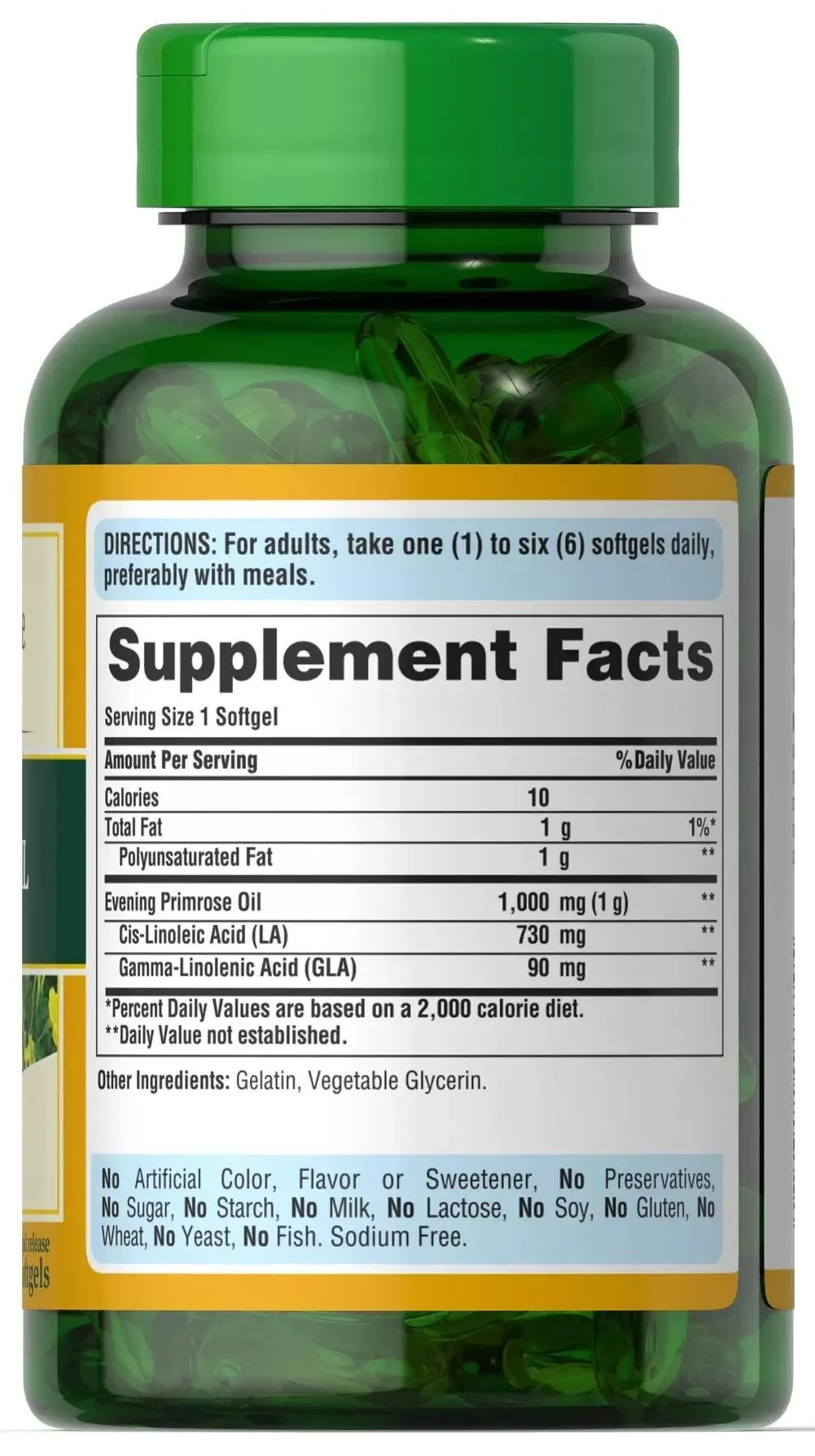 Evening Primrose Oil GLA 1000 MG 月見草油 - 4