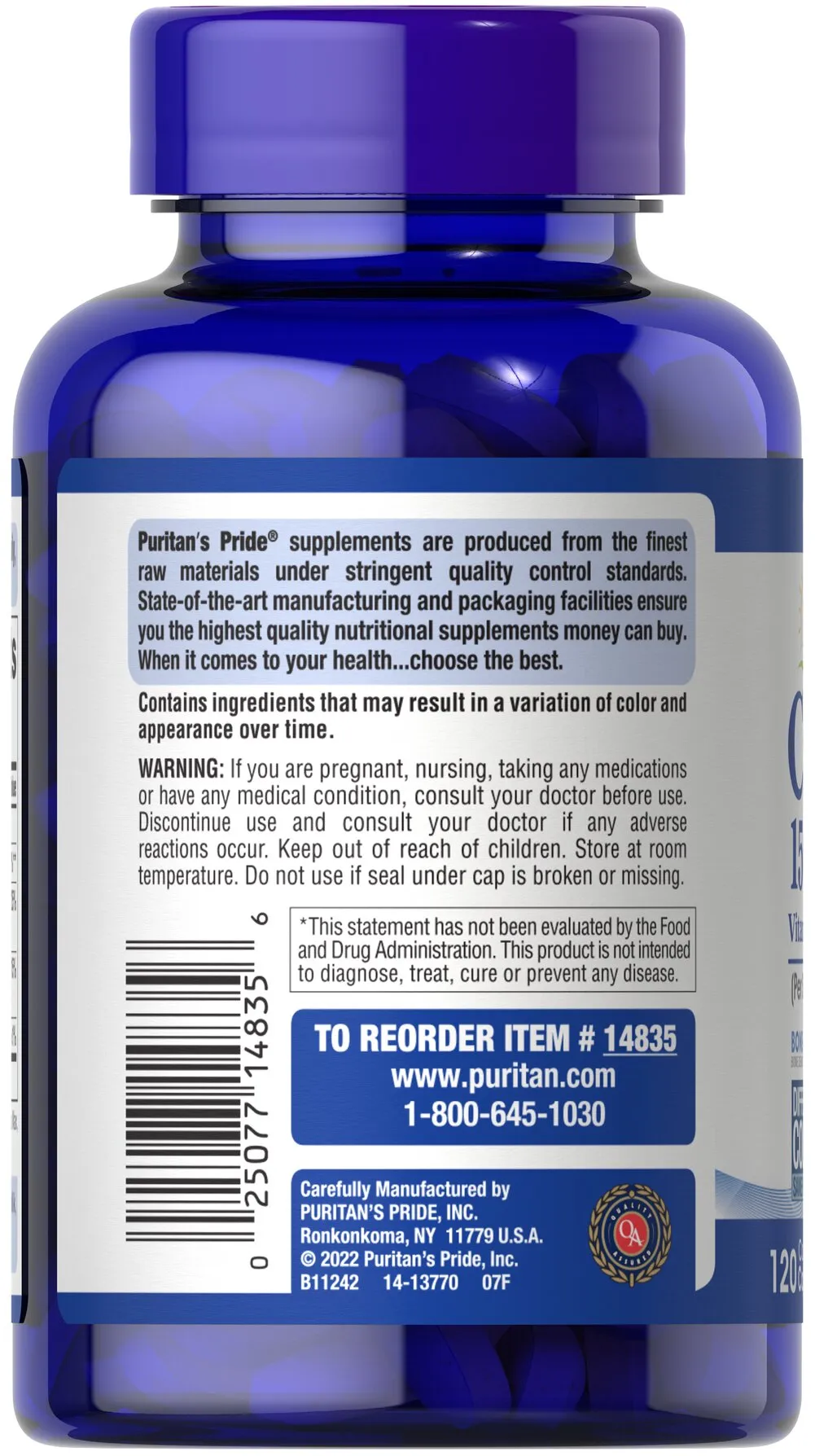 強效鈣+維他命D 1500mg/25mcg，骨骼護航雙效配方 - 3