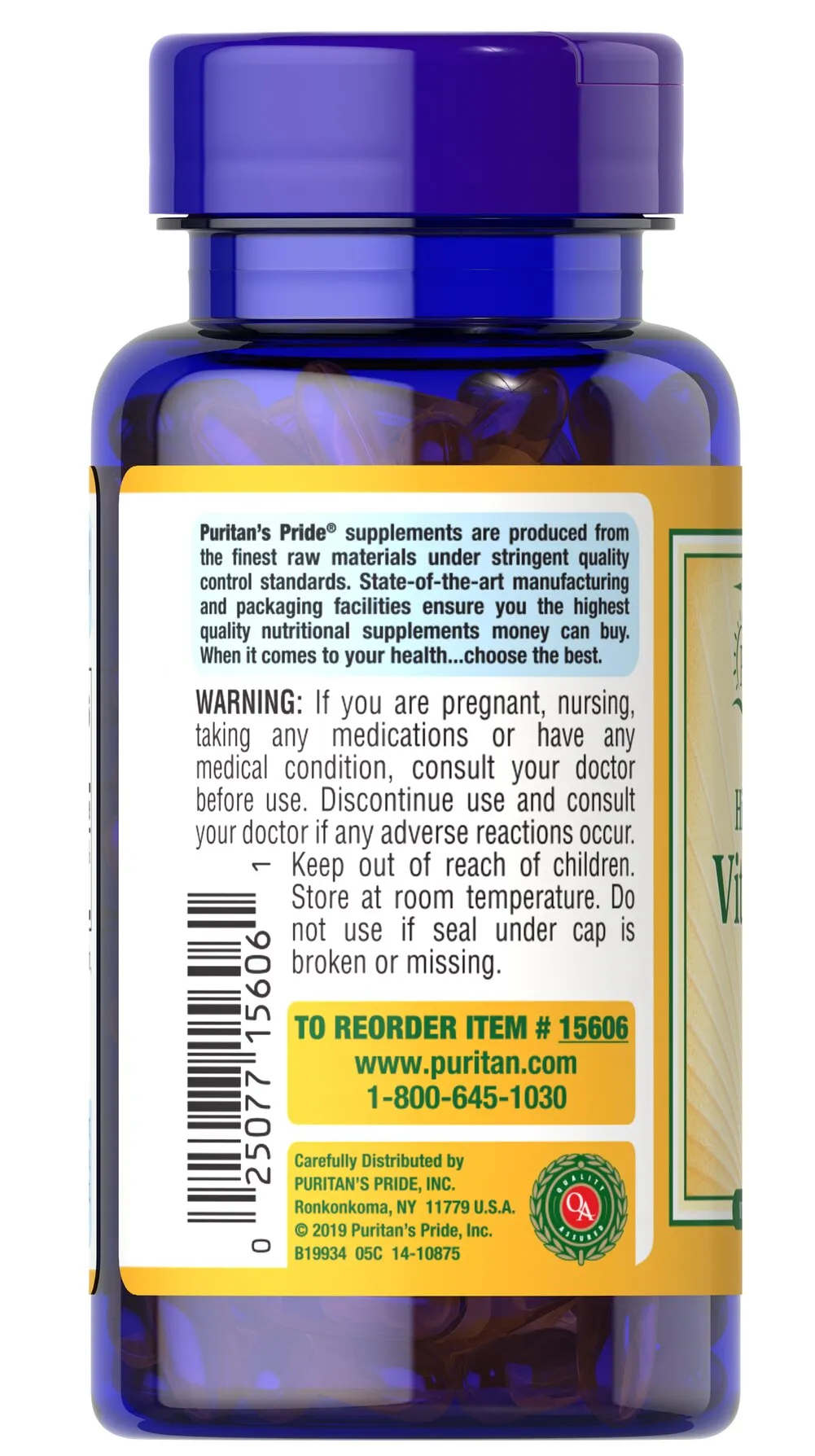 維他命D3 1000 IU (25mcg) 200 Softgels - 3