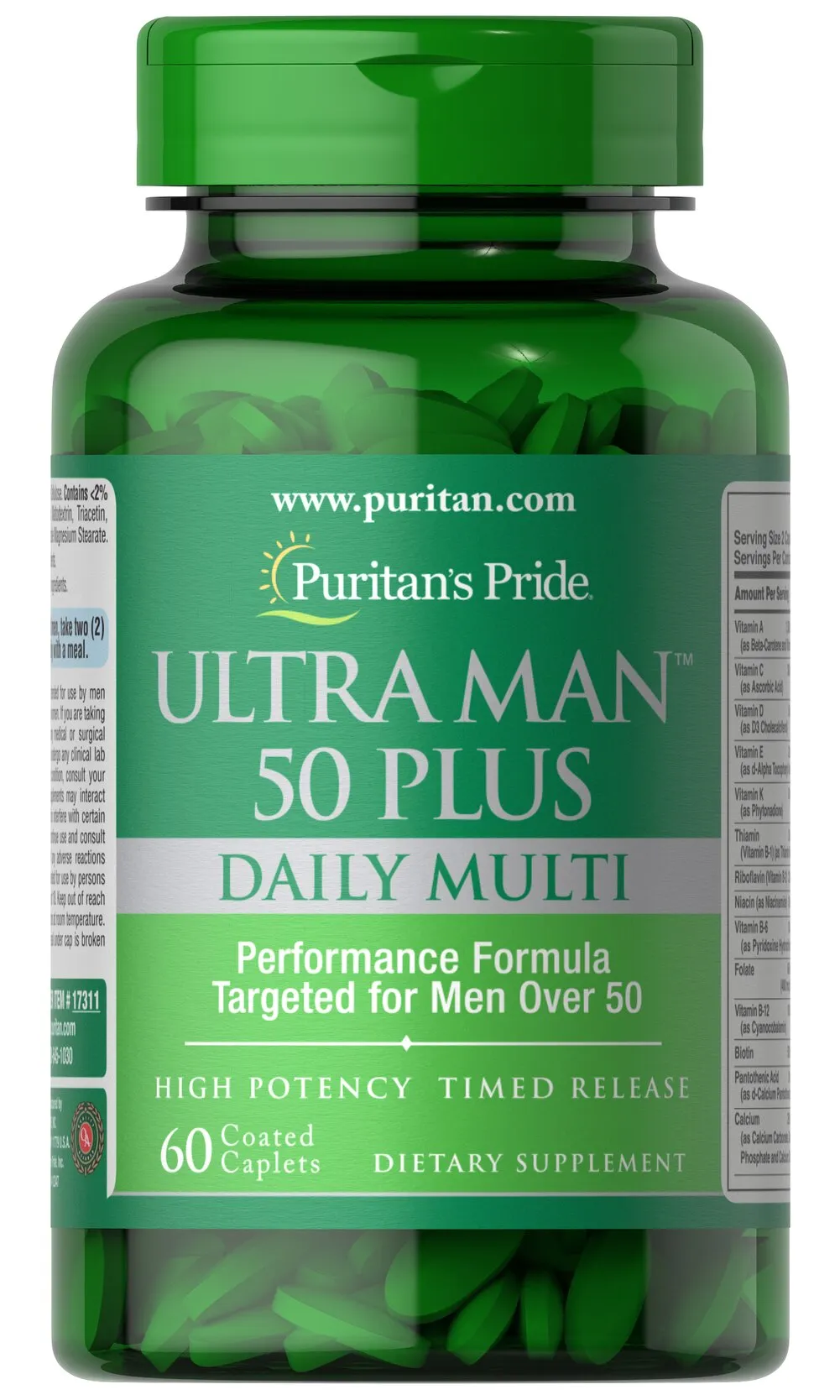 Ultra Man™ 50 Plus 男性綜合維他命 50歲以上 - 2