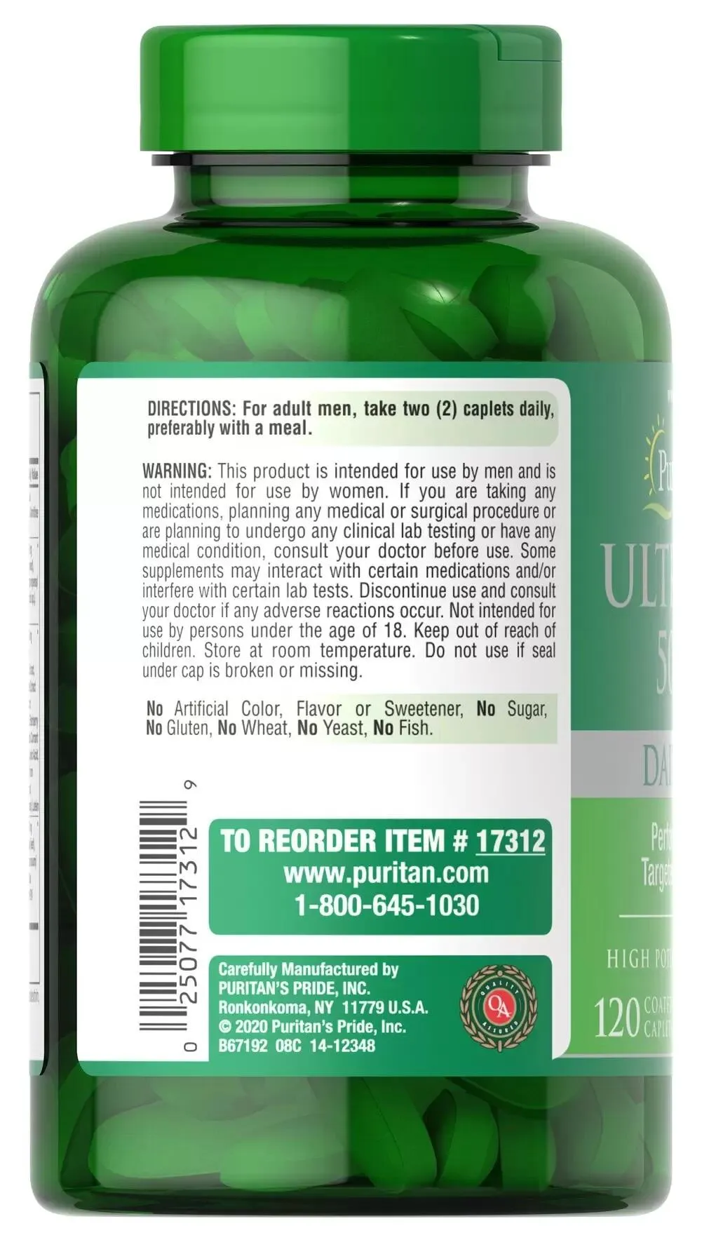 Ultra 男性綜合維他命 50歲以上  - 4