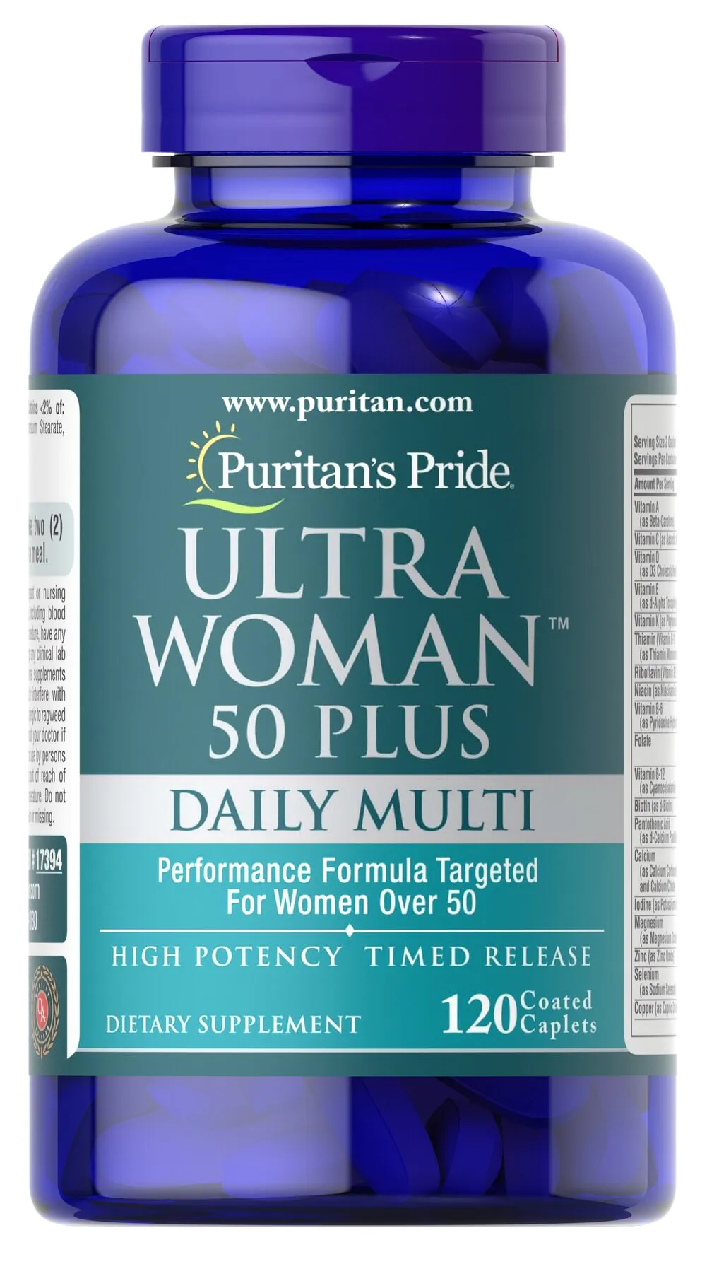 Ultra Plus 女性綜合維他命+鋅 50歲以上 - 2