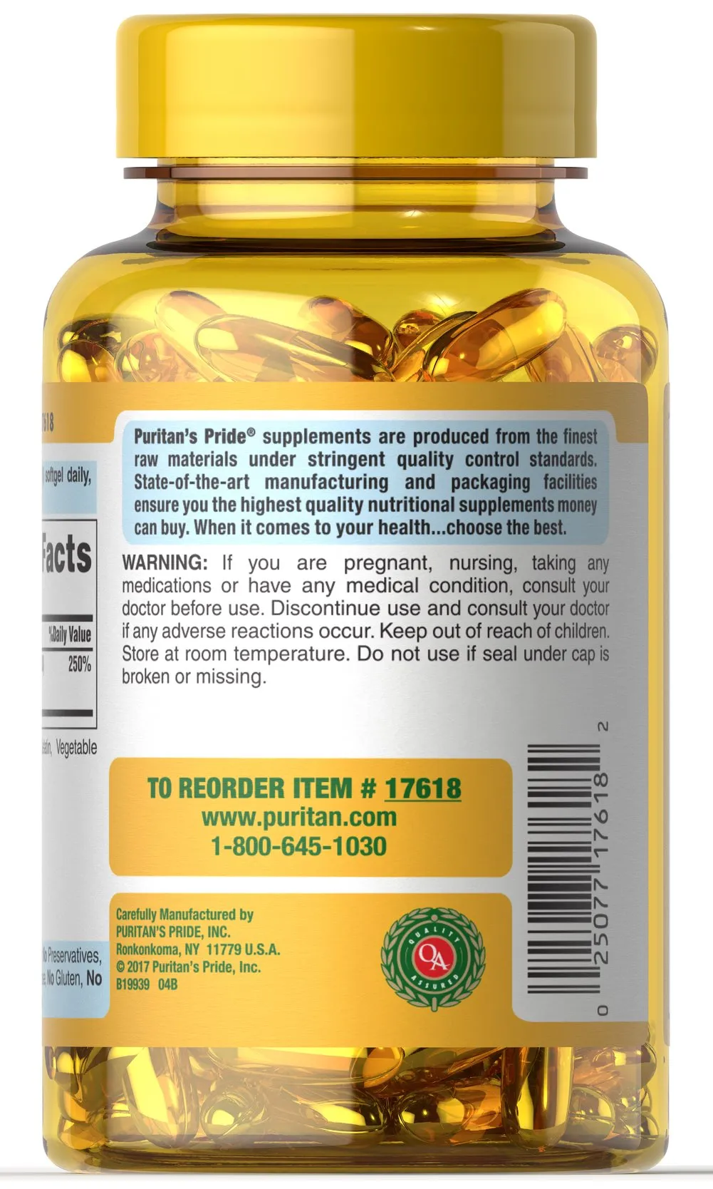 維他命D3 2000 IU（50mcg） 200 Softgels - 5