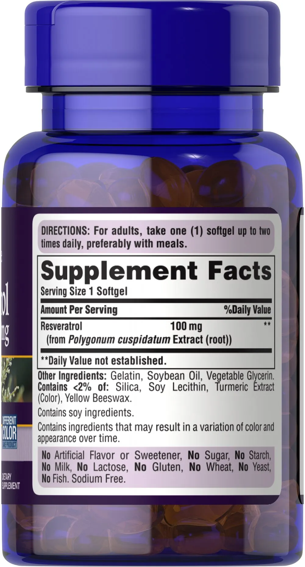  Resveratrol 白藜蘆醇 100 MG （60 粒） - 3