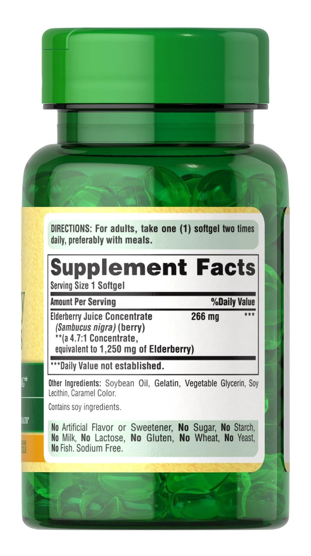 Elderberry Sambucus 1250 mg 接骨木莓 - 3