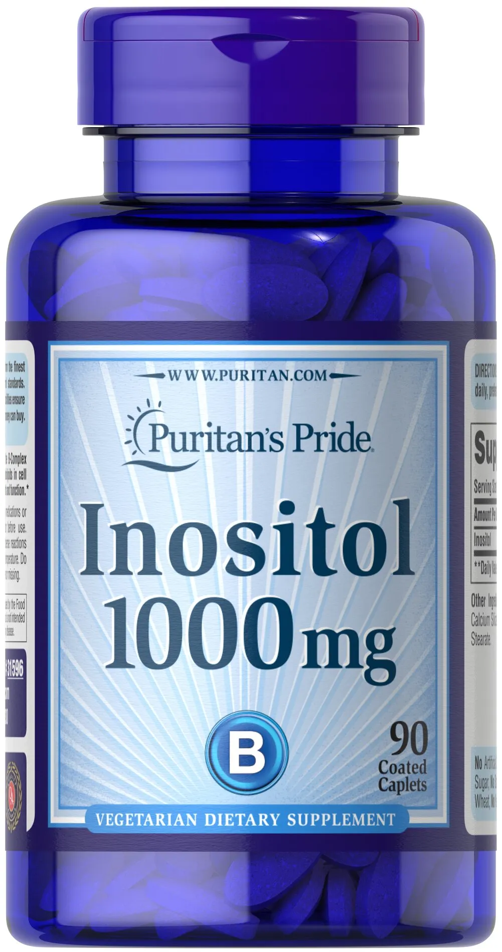 Inositol 1000 mg 肌醇（90 錠） - 2