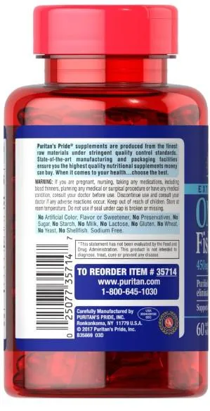 Omega-3 魚油 1500 MG（450MG 活性Omega-3） - 4