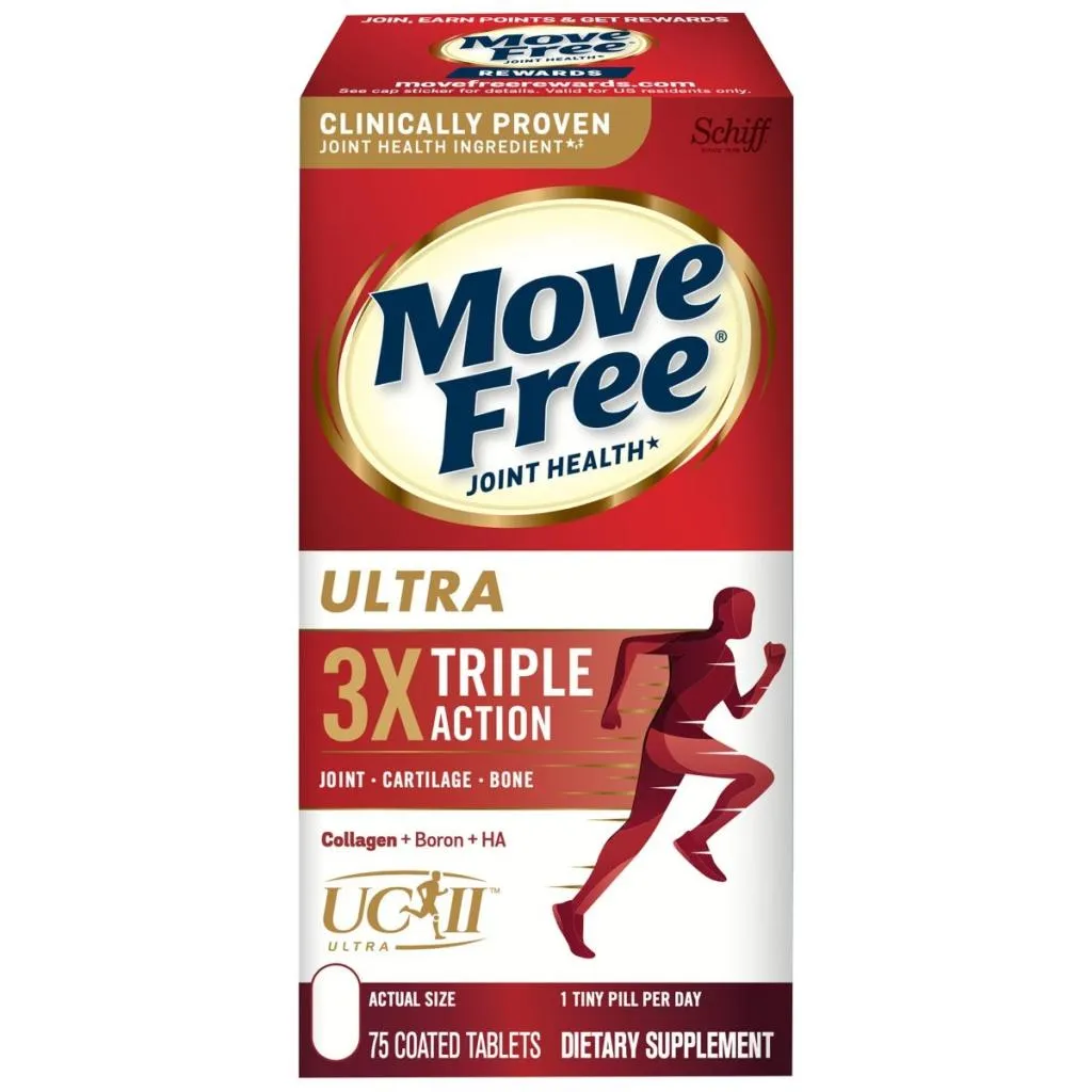 Schiff Move Free Ultra Triple Action Joint Supplement, 1-Pack of 75 Tablets - 2