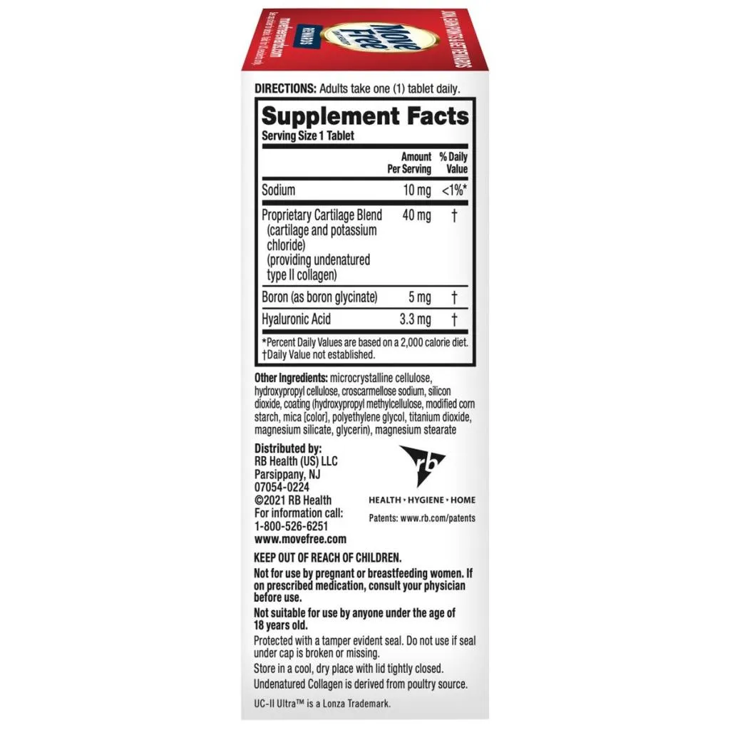 Schiff Move Free Ultra Triple Action Joint Supplement, 1-Pack of 75 Tablets - 4