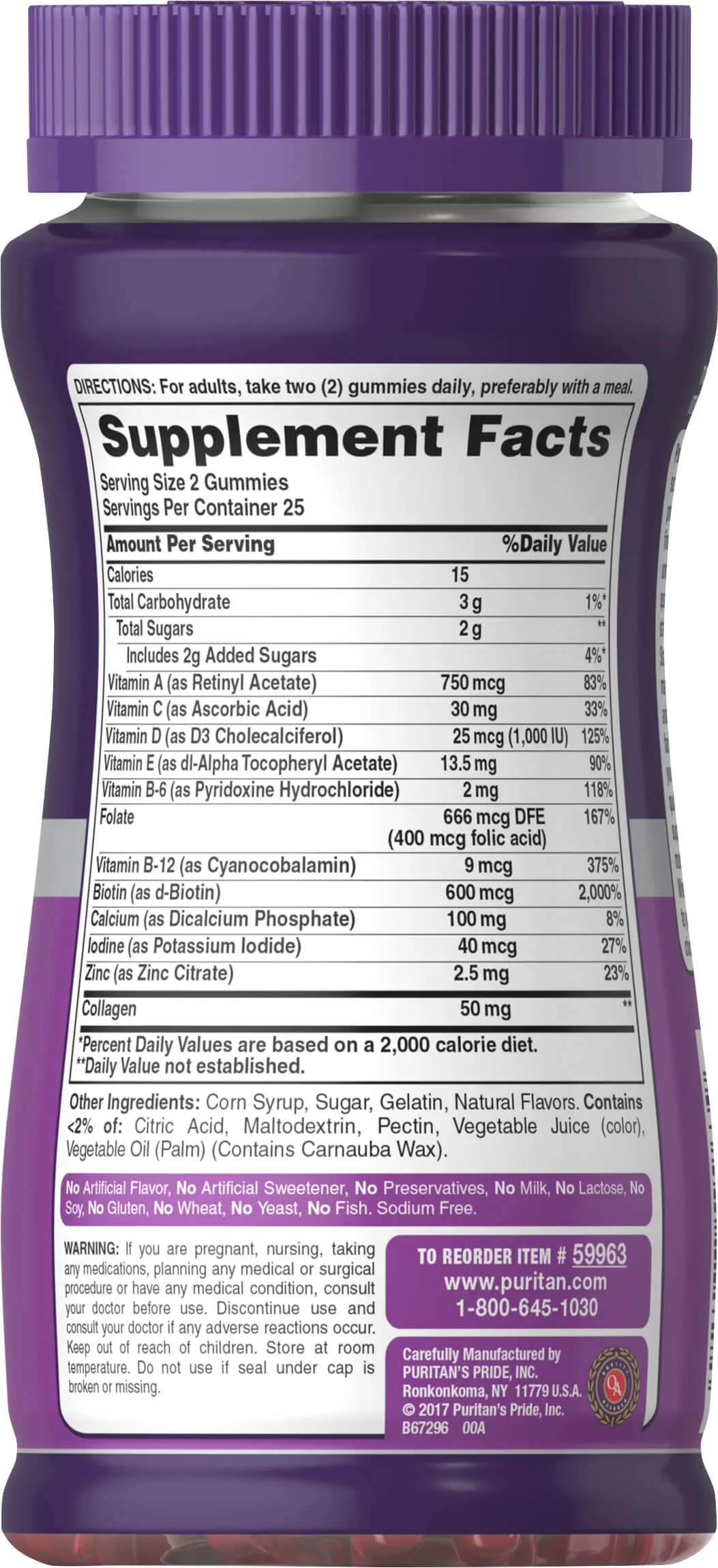 女仕複合維生素+膠原蛋白軟糖 Women's Multivitamin Gummies Plus Collagen - 2