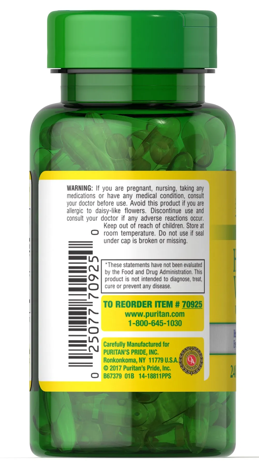 Herbavision葉黃素和山桑子配方（240 膠囊） - 3