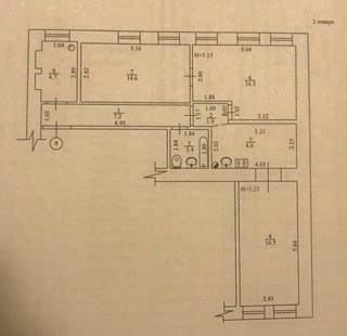 Продам 3к квартиру, Центр, Набережна