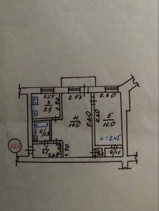 2-х кімнатна квартира на Баварії