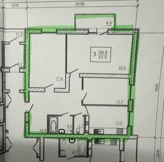 Продам 3к квартиру ЖК Оазис, Салтовка