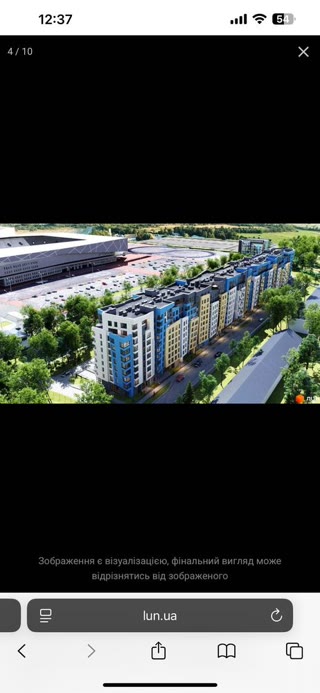Продаж 1-кімнатної квартири в ЖК Park Arena на вул. Стрийській