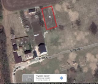 For sale a plot for construction in Chuhuiv (Zachuhivka)