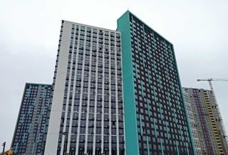 Residential Complex Dybrowa Park. Facade Open Space Room – 106 m2