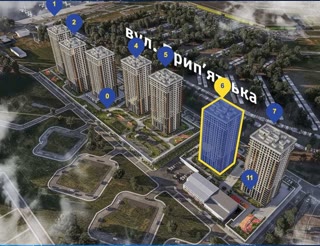 Продаж 1-кімнатної квартири в ЖК Урлівський 1