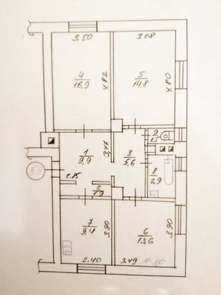 Продам 3к квартиру Холодна Гора