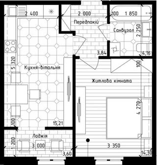 Продаж 1-кімнатної квартири в ЖК Нова Англія біля метро Васильківська