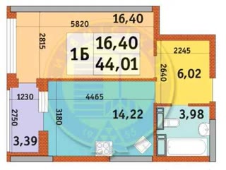 Продаж 1-кімнатної квартири в ЖК Урлівський 1