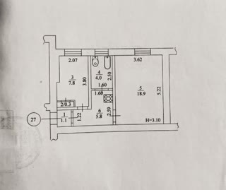 Продам 1 кімн квартиру ХТЗ
