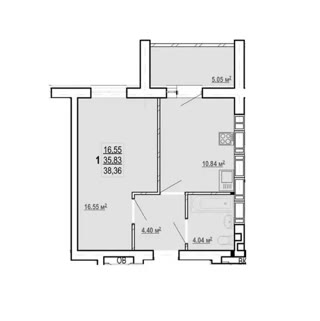 Продам 1-комнатну квартиру, новобудова, ЖК "Победи-2", ст. м. "Победа", проспект Перемоги