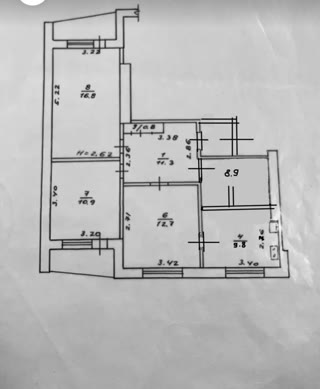 Продам 3к квартиру Центр, Научна