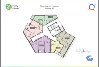 Sale of a 1-room apartment in the Family&Friend residential complex