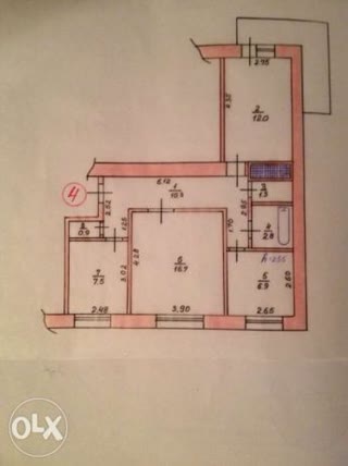 Продам 3к квартиру Лозова