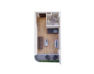 1 room
