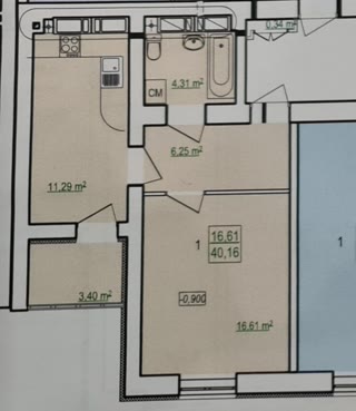 Продам 1к квартиру ЖК Гідропарк, Шишковка