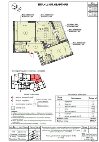 Sale of a 2-room apartment in the Teremki residential complex