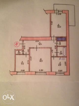 продам 3к квартиру Лозова 5 мрайон або обмін на 1к з доплатою