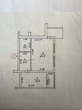 Продам 1к квартиру Северная Салтовка 1